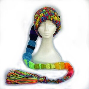 Rainbow Reverse Stocking Cap