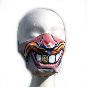 Gold-Toothed moustachioed face mask