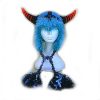 The Cerulean Valkyrie horned ear flap hat