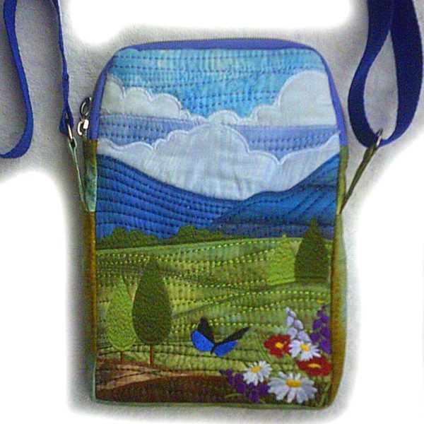 Butterfly Country II handbag or tablet cozy
